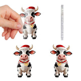 Christmas Cow Advent Calendar – 24-Day Blind Box Ornaments Set for Tree Style 3