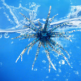 2 PCS Lifelike Floating Sea Urchin Soft Lure | Tentacle Creature Lure for Fishing Blue