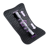 Multi-Level Adjustable Back Stretcher for Lower Back Black