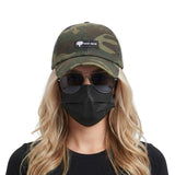2 in 1 Eye Shade Baseball Cap Adjustable Cotton Blend Camouflage