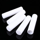 100 PCS Empty lipstick Plastic Lip Balm Container Tubes Caps 5g DIY Balm White