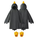 Wearable Goose Blanket Hoodie Onesie Oversized Flannel Cozy Hooded with Sleeves for Teens Adult Gray