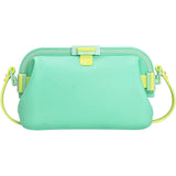 Silicone Beach Bag Foldable Waterproof with Handle for Camping Seaside Green