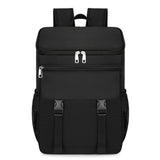 Portable Insulated Backpack Leak Proof  Camping Cooler Bag Black