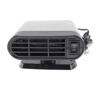 12V Car Electric Heater Cigarette Lighter Powered Heating Fan Defogger Defroster Demister Grey
