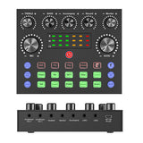 Recording Condenser Mic Kit with Sound Card for Streaming Black