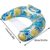 3Pcs Inflatable Pool Float Chairs Water Hammock Pool Lounge