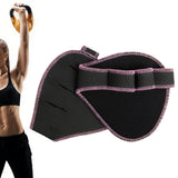 Four-Finger Gym Palm Grip Gloves Non-Slip Weight Lifting Gloves for Men & Women Pink