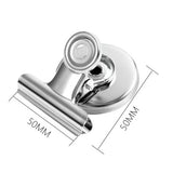 12 PCS Metal Fridge Clips for Photo Plan Refrigerator Clips for Home School Office Silver