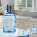 Portable Electric Water Bottle Pump Automatic Dispenser For Home Kitchen - Black