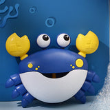 Crab Bubble Machine Bath Toy – With Music for Kids and Toddlers Bath Time Fun Blue