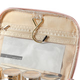 Clear Makeup Bag with Hanging Hook Toiletry Bag Traveling Accessories Organizer Yellowr