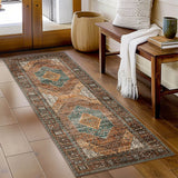 Long Hallway Runner Rug Washable for Kitchen Entrance Floor Use Style 3