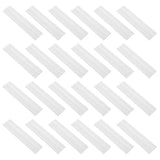 24Pcs Adjustable Clapboard Drawer Cabinet Divider Partition DIY Storage Organiser White