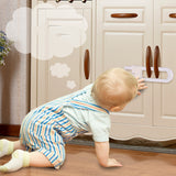 6Pcs Baby Proofing Locks U-Shaped Sliding Cabinet Locks Adjustable Childproof Latch