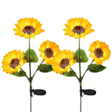 Solar Outdoor Garden Lights Sunflower & House Decorative Design Style 1