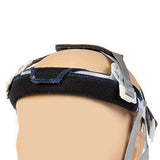 2 PCS Cotton Fire Resistant Foam Hard Hat Sweatbands with Hook and Loop Black