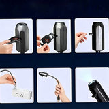 USB Powered Christmas Projector Light Moving Holiday Scene Projector with 4/10 Slides for Indoor Christmas Decorations