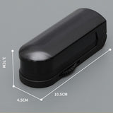 2Pcs Portable Pill Cutter Tablet Splitter with Adjustable Gear Pill Slicer for Travel Home Black