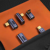 5Pcs USB C Adapter Type C Male to Female Fast Charging Female to Female Adapter for Laptop Tablet Phone