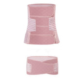 Women Postpartum Belly Support Belt Recovery Wrap Waist Shapewear Pink
