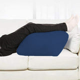 Wedge Pillow for Sleeping Inflatable Leg Elevation Pillow Leg Support Pillow for Ankle Foot Rest Blue