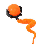 Automatic Cat Rolling Ball Interactive Pet Toy with Multiple Motion Modes for Pet Cats Dogs Orange