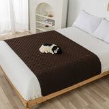 Water Resistant Pet Blanket Furniture Protector Washable Pet Couch Cover for Dogs Cats Indoor Outdoor Coffee