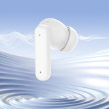Wireless Bluetooth 5.4 AI Translation Earbuds with LCD Touchscreen 150-Language Real-Time Translation White