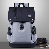 Large Capacity Anti-Theft Laptop Backpack Travel  School Bag with USB Charging Port Grey