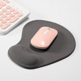 Ergonomic Non-Slip Mouse Pad with Silicone Wrist Rest for Computer Grey