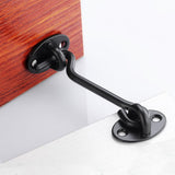 2PCS Stainless Steel Gate Latch Hook and Eye Lock Large