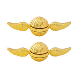 2Pcs Fidget Sphere Spinner Desk Spinning Toy Wings Finger Hand Spinner Gold