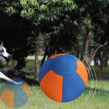 Dog Herding Ball Outdoor with Reinforced Oxford Fabric and Slow Deflation Orange