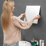 4Pcs Acrylic Mirror Wall Stickers 30x30cm Self-Adhesive Decorative Mirrors for Bedroom Living Room