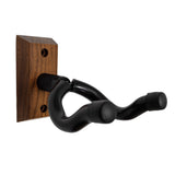 2Pcs Guitar Wall Mount Wood U-Shaped Guitar Hanger Stand for Acoustic Electric Guitar Bass