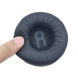 Replacement Snap-On Ear Pads Headband Set Compatible with JBL Tune 600BT / T520BT / T510BT / T500BT / T450BT Black