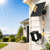 8W Solar Panel for Ring Camera Compatible with Ring Stick Up Cam Battery Black