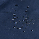 Extra Long Shower Curtain Waterproof Fabric With Hooks for Bathtub Bathroom Dark Blue
