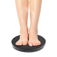 Twist Waist Disc Board with Drawstring Sports Gym Accessories Black