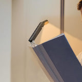 Rechargeable Clip on Booklight with Flexible Adjustable Arm for Reading Black