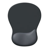 Ergonomic Wrist Rest Mouse Pad for Office Home Gaming Use Black