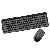2.4GHz  Wireless Keyboard and Mouse Combo Cute Black