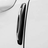 4Pcs Universal Car Door Edge Protector Anti Scratch Guard Anti-collision Strips Black