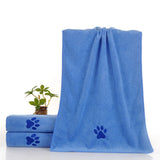 70x140cm Microfiber Dog Towels for Drying Dogs Shower & Bath Supplies Blue