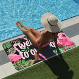 Summer Pool Doormat Non Slip Pool Floor Mat for Swimming Poolside Seating Mats Style 2