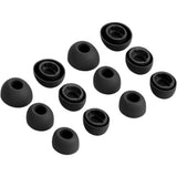 6 Pairs of Replacement Ear Tips Compatible with Samsung Galaxy Buds3 Pro Silicone Earbud Tips with Dust Mesh Black