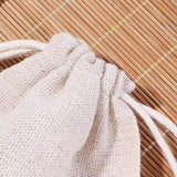 10 PCS Cotton Linen Drawstring Storage and Gift Bags in 2 Sizes