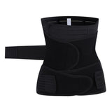 3-in-1 Postpartum Belly Band Waist Shapewear – Recovery Girdle After Birth Support Black