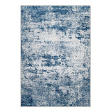 Runner Rug Washable Rug Modern for Bedroom Living Room Bedside Floor Blue
